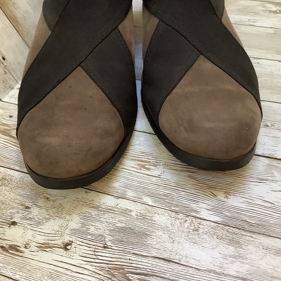 Arche Criss Cross Wedge Nubuck Slip-ons Shoes 41 Runs smaller - Picture 11 of 12